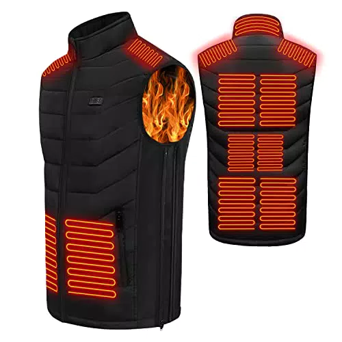 ZWOOS Gilet Riscaldato USB, Giacca Riscaldata Uomo/Donna