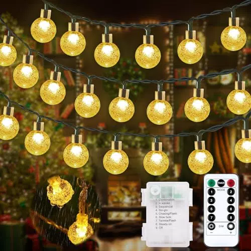 ZZQVIP - Interno ed Catena Luminosa Esterno, 12 m 100 LED