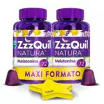 ZzzQuil Natura Integratore con Melatonina pura ed Estratti Di Valeriana Per Dormire
