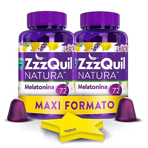 ZzzQuil Natura Integratore con Melatonina pura ed Estratti Di Valeriana Per Dormire