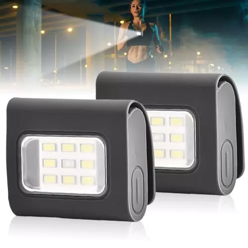 Lampada LED Clip USB Ricaricabile con Magnete - 5 Modalità Illuminazione, Impermeabile - Ideale per Corridori e Campeggio