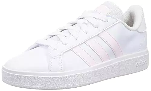 Adidas Grand Court Sneakers Donna Casual - Bianche/Rosa