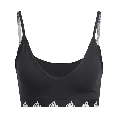 adidas Purebare Light Support Workout Bra, Reggiseno Sportivo Donna