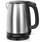 Aigostar Milo - Bollitore Acqua Elettrico 2200W, Capacità 1,7L, Acciaio Inox, Senza BPA, Spegnimento Automatico