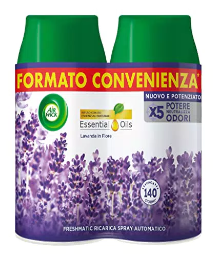 Air Wick Freshmatic Ricarica Lavanda in Fiore - Profumatore per Ambiente