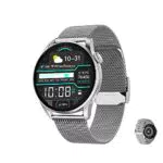 Aliwisdom Smartwatch DT 3 - Smartwatch Rotondo con Chiamate Bluetooth e Fitness Tracker