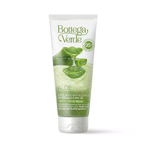 Aloe - Scrub viso esfoliante rivitalizzante con Aloe
