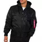 Alpha Industries Giacca Bomber Uomo con Stampa Retro