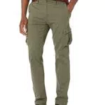 Amazon Essentials Pantaloni Cargo Elasticizzati Slim da uomo, verde oliva