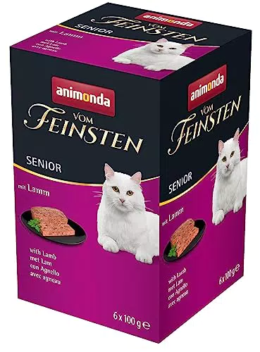 Animonda Vom Feinsten Senior Cibo Umido per Gatti Anziani con Agnello