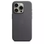 Custodia Apple MagSafe in Tessuto FineWoven per iPhone 15 Pro - Nero
