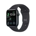 Apple Watch SE Smartwatch con cassa in alluminio color mezzanotte con Cinturino Sport color mezzanotte - Regular. Fitness tracker