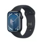 Apple Watch Series 9 GPS 45mm Smartwatch con cassa in alluminio color mezzanotte e Cinturino Sport mezzanotte - S/M. Fitness tracker