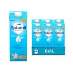 Aptamil 3 - Latte di Crescita Liquido per Bambini dai 12 Mesi, Pronto all'Uso