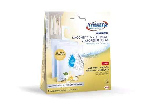 Ariasana Minifresh Sacchetti Profumati alla Vaniglia per Armadi e Cassetti