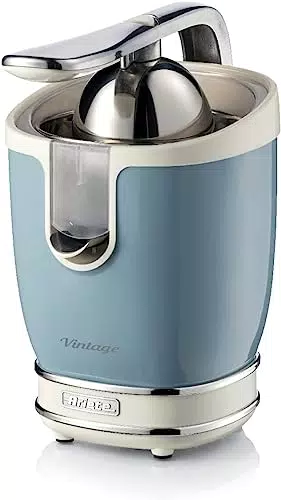 Spremiagrumi Elettrico Ariete Vintage 413 con Leva e 2 Coni per Frutta - Motore Silenzioso