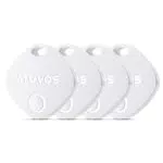 ATUVOS localizzatore bluetooth, 4 pezzi Bianco