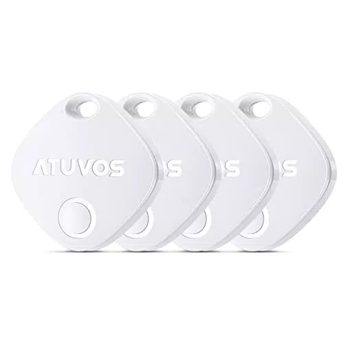 ATUVOS localizzatore bluetooth, 4 pezzi Bianco