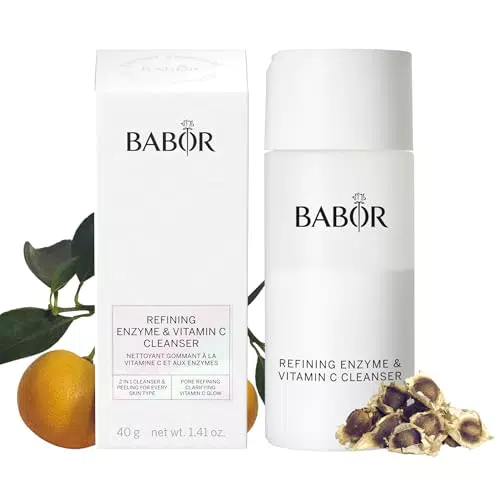 BABOR CLEANSING Detergente Enzimatico con Vitamina C per Pelle Mista e Grassa