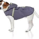 Bella & Balu Impermeabile Cane - Cappotto impermeabile per cani con cappuccio e catarifrangenti per protezione dal freddo