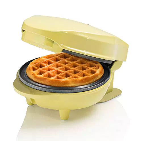 Bestron Piastra per Waffel Mini Ø10 cm con Rivestimento Antiaderente
