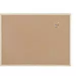 Bi-Office Pannello In Sughero Budget Con Cornice In Legno Di Pino