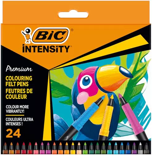 BIC Intensity Premium: Pennarelli Colorati per Disegno e Colouring Book