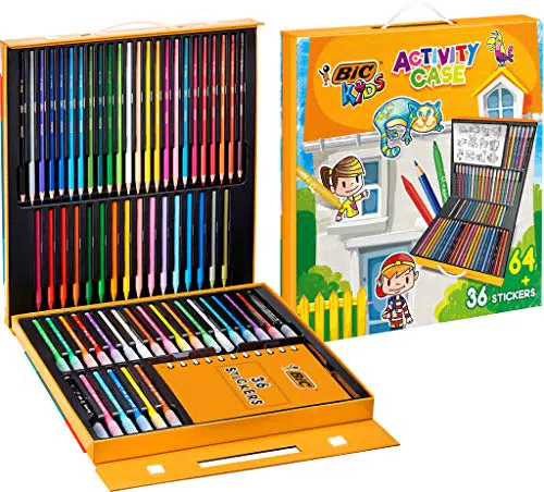 BIC Kids Activity Case - Set Completo per Colorare e Creare