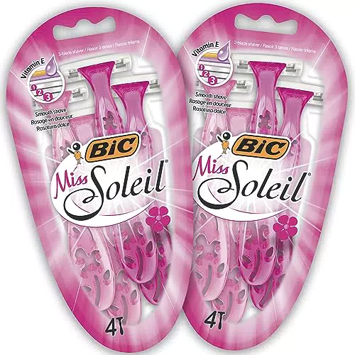 BIC Miss Soleil rasoio a tripla lama, 2 confezioni