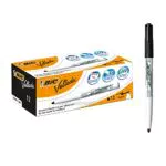 BIC Velleda Marcatori Cancellabili Punta Media 1.4mm - Confezione da 12