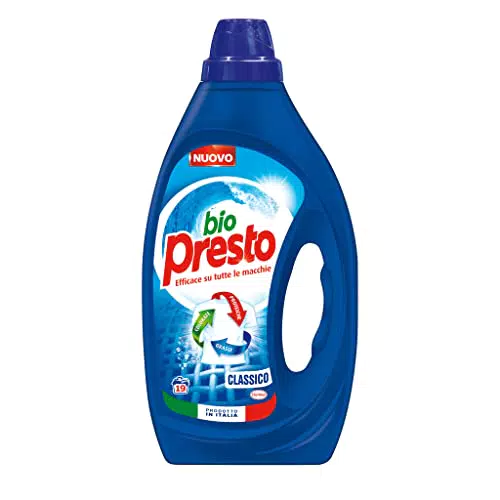 Bio Presto Detersivo Liquido per Lavatrice - Confezione da 19 Lavaggi