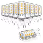 Bonulx Lampadine LED G9 Dimmerabile 4W Equivalente Alogena 40W G 9