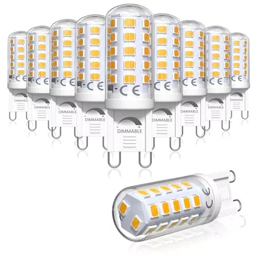 Bonulx Lampadine LED G9 Dimmerabile 4W Equivalente Alogena 40W G 9