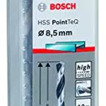 Bosch Punte Elicoidali HSS PointTeQ per Trapano Metallo - Set da 10 Pezzi