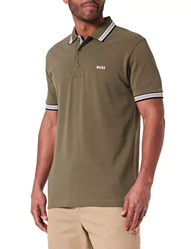 BOSS Polo Uomo Paddy Curved - Stile Moderno
