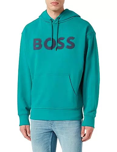 BOSS WebasicHood - Felpa con Cappuccio Uomo