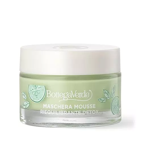 Bottega Verde Maschera mousse con succo di Cetriolo e The Matcha