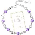 Bracciale Donna Argento 925 a Cuore: Regalo Compleanno e Natale