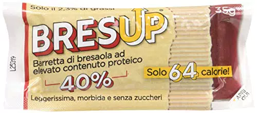 Bresup - barrette proteica di bresaola, 10 pezzi