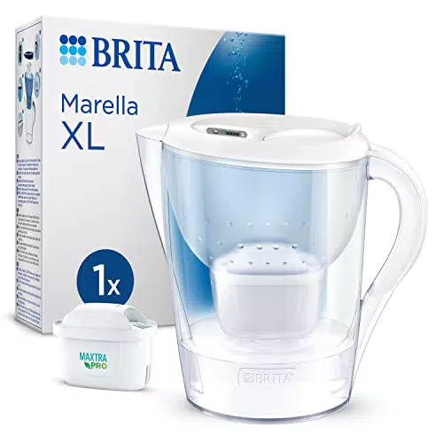 BRITA Caraffa Filtrante Marella con Filtro MAXTRA PRO All-in-1