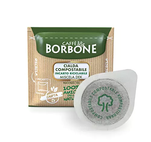 Caffè Borbone Cialda Compostabile, Miscela Decaffeinata - 150 Cialde - Sistema ESE