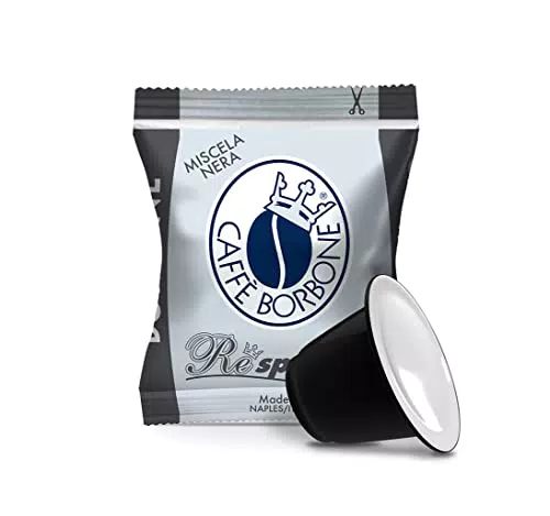 Caffè Borbone Respresso, Miscela Nera - 100 Capsule compatibili Nespresso