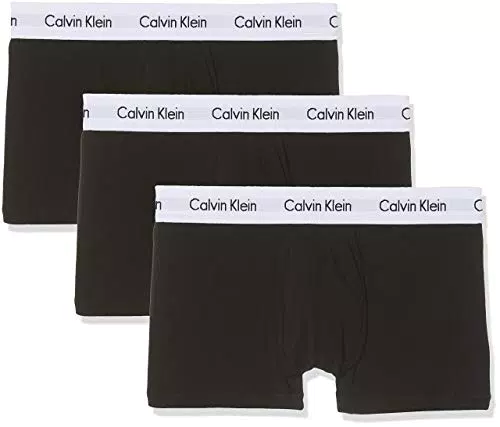 Calvin Klein Boxer Uomo Confezione da 3 Low Rise Trunks Cotone Elasticizzato