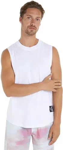 Calvin Klein Canotta Uomo Monogram in Cotone
