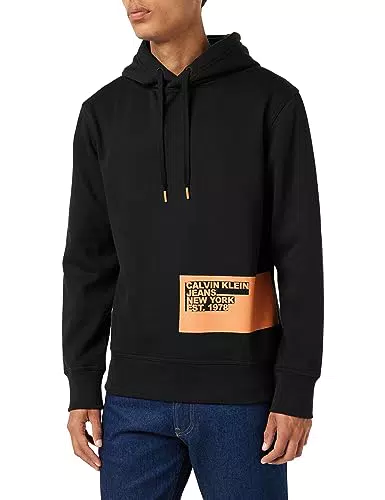 Calvin Klein Jeans Stencil Blocking Logo Hoodie