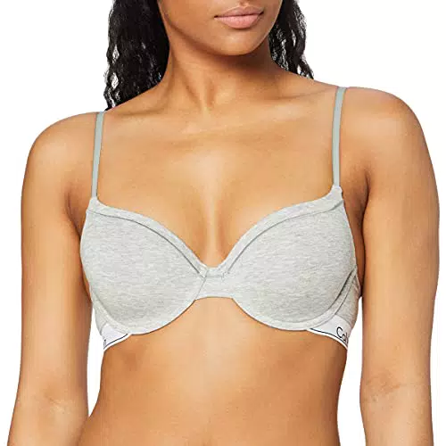 Reggiseno Calvin Klein Modern T Shirt Bra Donna - Grigio - Taglia 36D