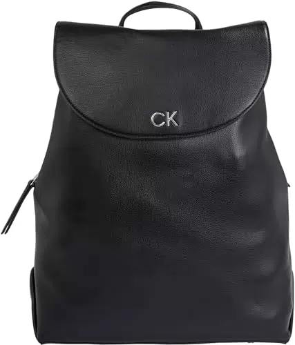 Calvin Klein Zaino Donna Daily Backpack Pebble - Nero