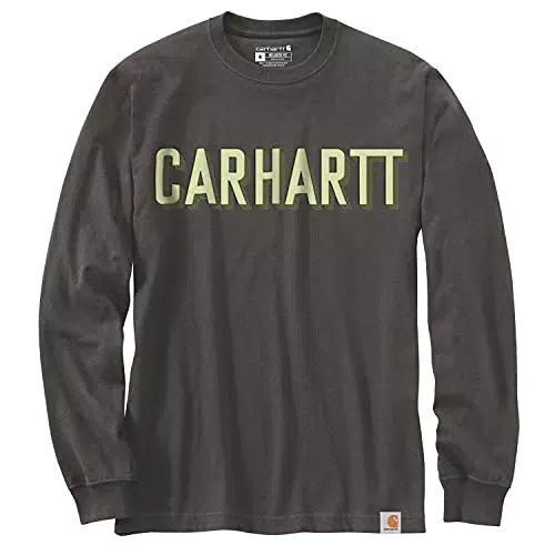 Carhartt Maglietta a Maniche Lunghe con Logo Work Utility