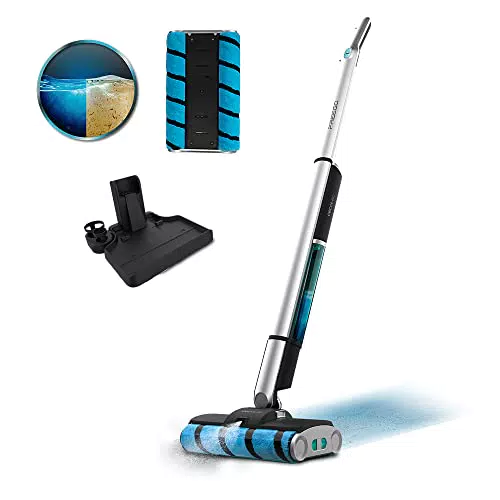 Cecotec Mocio Elettrico FreeGo Wash Twice Spray con Doppio Rullo