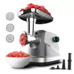 Cecotec Tritacarne Crusher 1400 - Potente Tritacarne con 3 Dischi di Taglio
